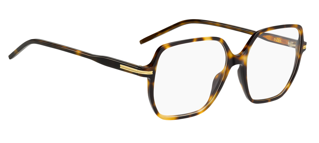 Gafas graduadas hugo boss boss 1944 086 havana square femenino talla 55mm - Vista de detalle