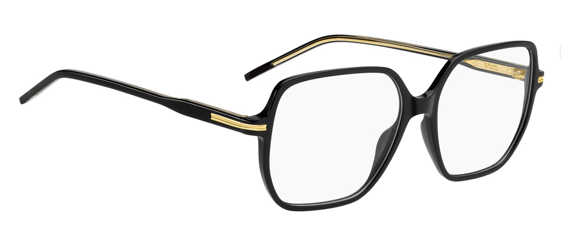 Gafas graduadas hugo boss boss 1944 807 negro square femenino talla 55mm - Vista de detalle