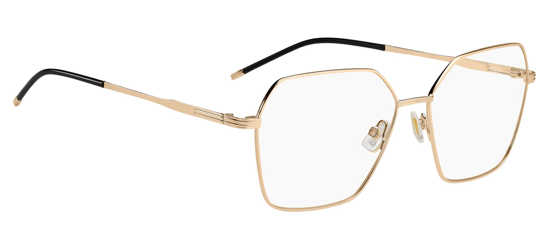 Gafas graduadas hugo boss boss 1946 000 dorado square femenino talla 56mm - Vista de detalle