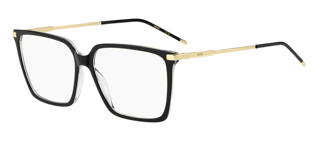 Brillen hugo boss boss 1949 ei7 negro rectangular femenino maat 55mm - Hoofdaanzicht
