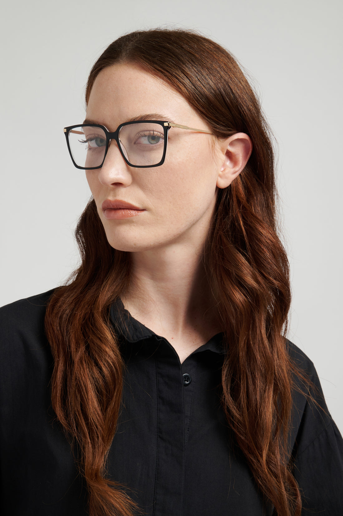 Brillen hugo boss boss 1949 ei7 negro rectangular femenino maat 55mm - Detailaanzicht