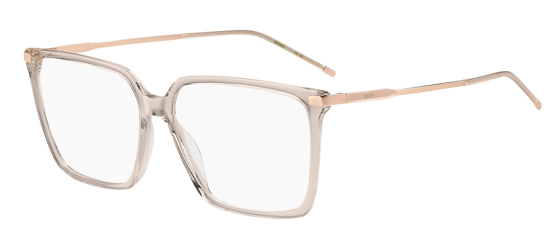 Brillen hugo boss boss 1949 fwm beige rectangular femenino maat 55mm - Hoofdaanzicht