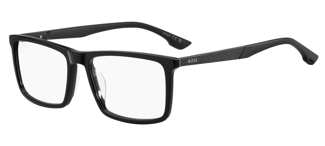 Lunettes de vue hugo boss boss 1915/g 807 negro square masculino taille 58mm - Vue principale