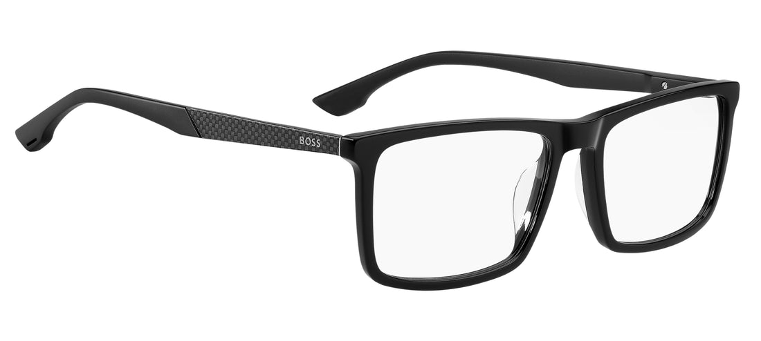 Lunettes de vue hugo boss boss 1915/g 807 negro square masculino taille 58mm - Vue détaillée