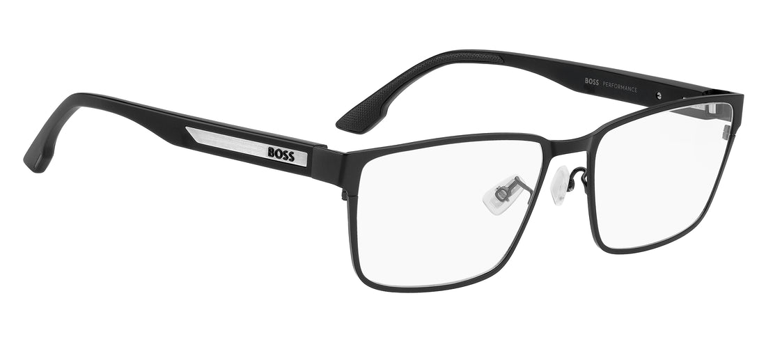 Gafas graduadas hugo boss boss 1912/g 003 negro rectangular masculino talla 57mm - Vista de detalle
