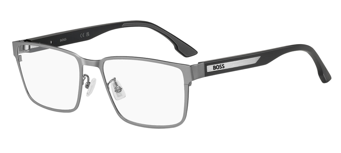 Gafas graduadas hugo boss boss 1912/g r81 plateado rectangular masculino talla 55mm - Vista principal
