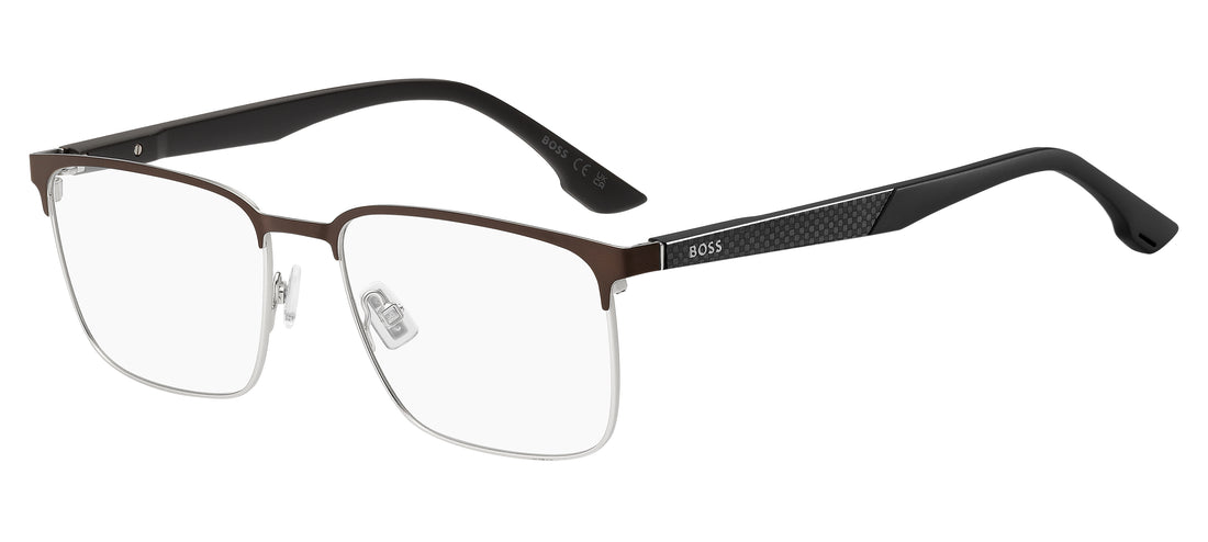 Lunettes de vue hugo boss boss 1917 amc plateado rectangular masculino taille 57mm - Vue principale