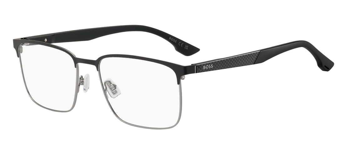 Lunettes de vue hugo boss boss 1917 ti7 negro rectangular masculino taille 57mm - Vue principale
