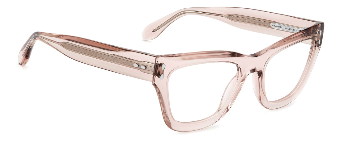 Brillen isabel marant im 0254 fwm beige cat eye femenino maat 51mm - Detailaanzicht