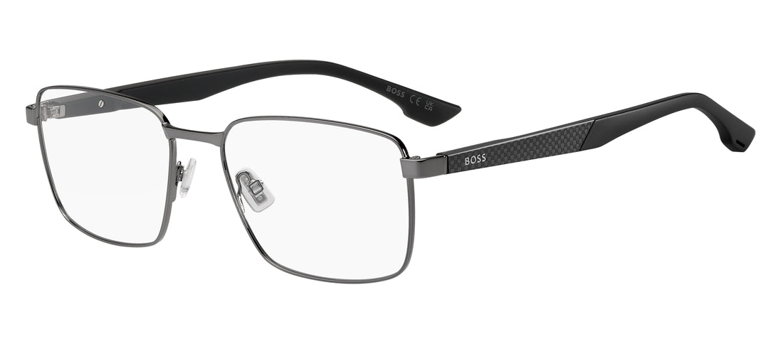 Lunettes de vue hugo boss boss 1916 kj1 plateado rectangular masculino taille 56mm - Vue principale