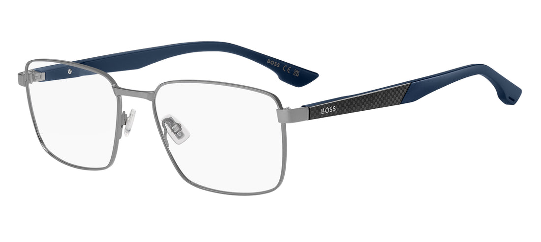 Lunettes de vue hugo boss boss 1916 r81 plateado rectangular masculino taille 56mm - Vue principale