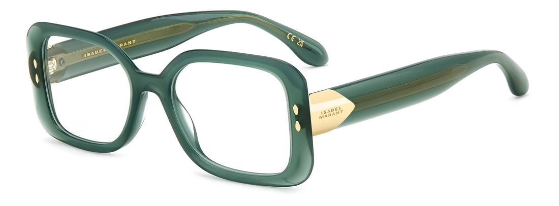 Gafas graduadas isabel marant im 0250 1ed verde rectangular femenino talla 51mm - Vista principal