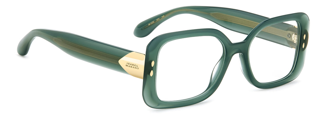 Gafas graduadas isabel marant im 0250 1ed verde rectangular femenino talla 51mm - Vista de detalle