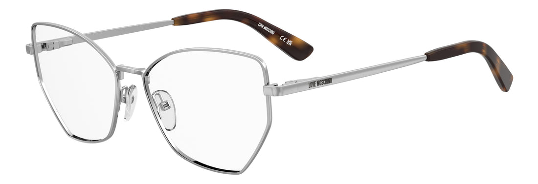 Brillen moschino love mol694 010 plateado butterfly femenino größe 56mm - Hauptansicht