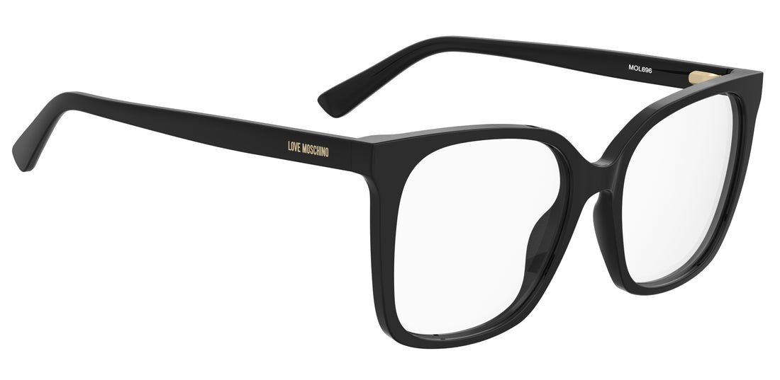 Brillen moschino love mol696 807 negro square femenino größe 54mm - Detailansicht