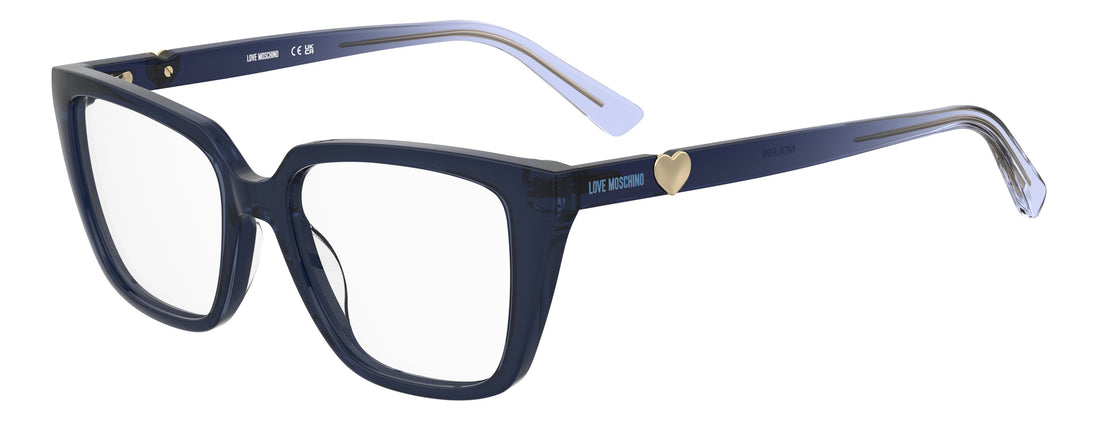 Brillen moschino love mol699 pjp azul rectangular femenino größe 53mm - Hauptansicht