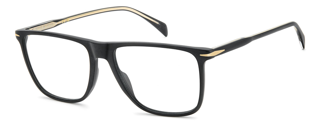 Lunettes de vue david beckham db 1249 003 negro rectangular masculino taille 56mm - Vue principale