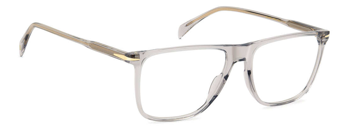 Lunettes de vue david beckham db 1249 kb7 gris rectangular masculino taille 56mm - Vue détaillée