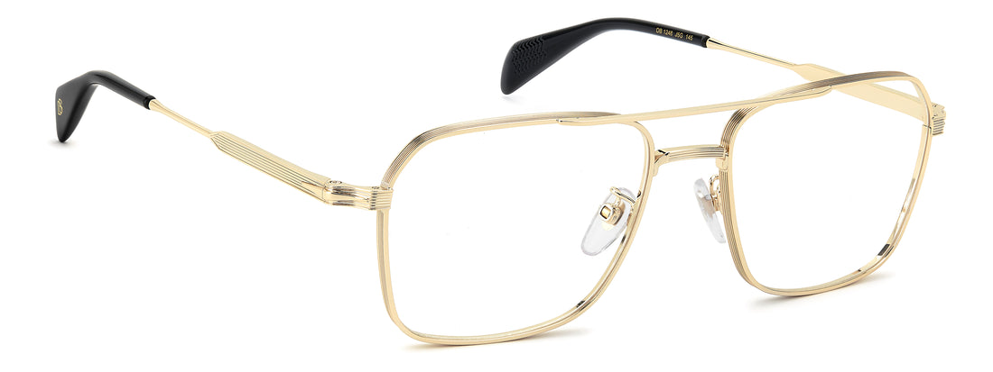 Lunettes de vue david beckham db 1248 j5g dorado rectangular masculino taille 55mm - Vue détaillée