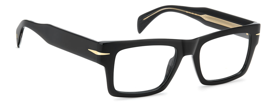 Lunettes de vue david beckham db 7171 807 negro rectangular masculino taille 53mm - Vue détaillée