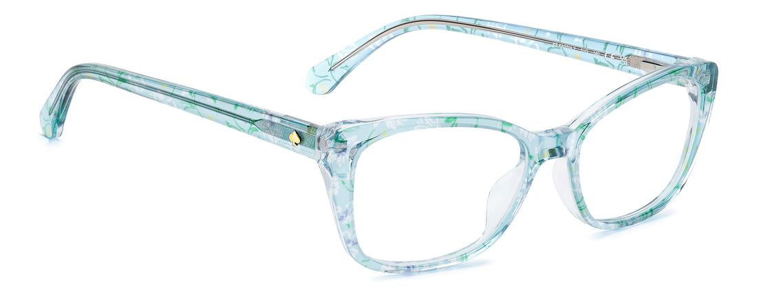 Gafas graduadas kate spade ks kassia 2 1ug estampado rectangular femenino talla 52mm - Vista de detalle