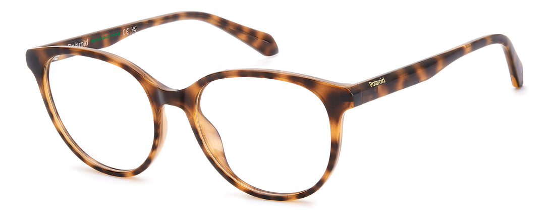 Lunettes de vue polaroid pld d624 086 havana round femenino taille 52mm - Vue principale