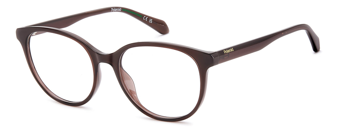 Lunettes de vue polaroid pld d624 b3v violeta round femenino taille 52mm - Vue principale
