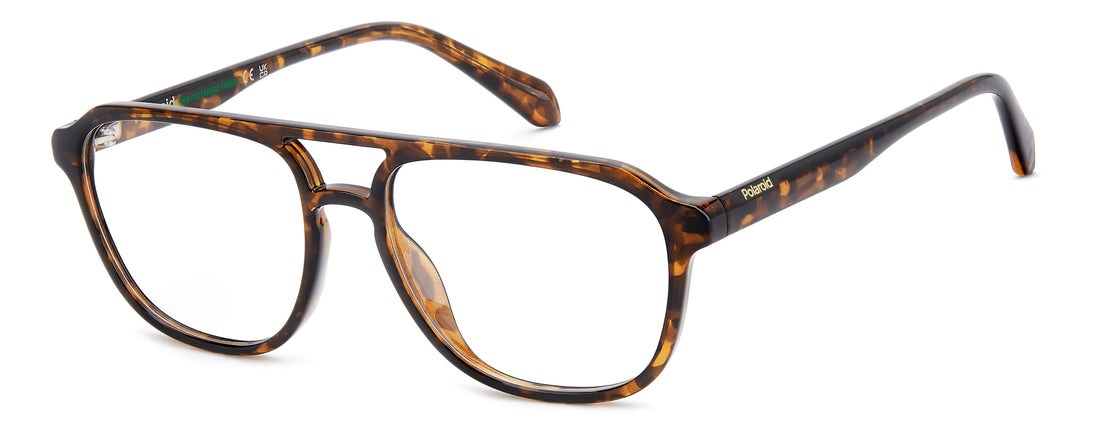 Lunettes de vue polaroid pld d625 086 havana navigator masculino taille 54mm - Vue principale