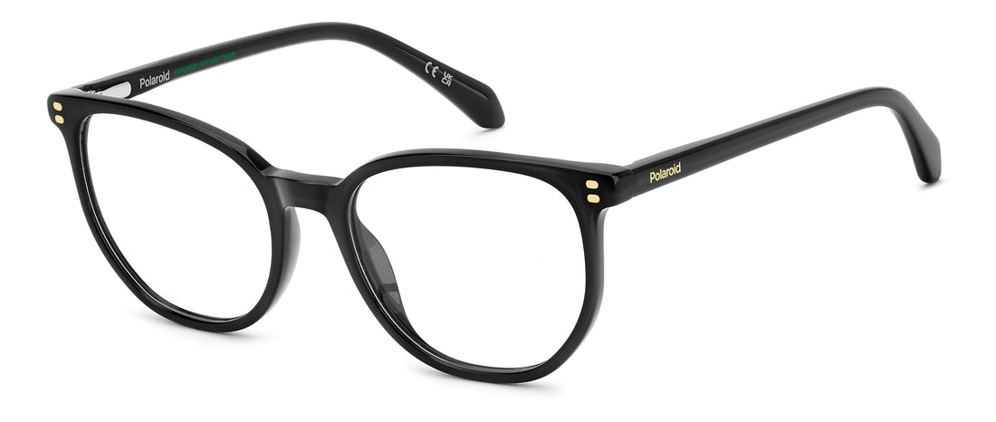 Lunettes de vue polaroid pld d633 807 negro cat eye femenino taille 52mm - Vue principale