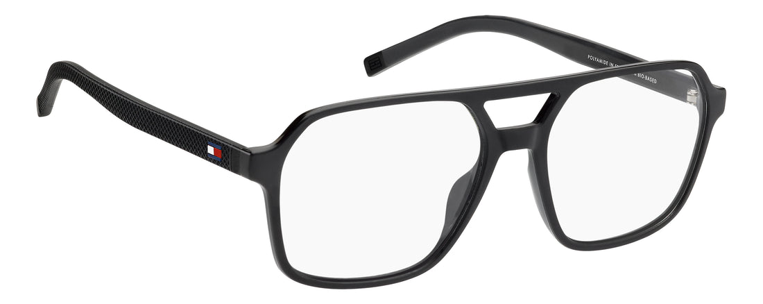 Lunettes de vue tommy hilfiger th 2379 807 negro rectangular masculino taille 56mm - Vue détaillée