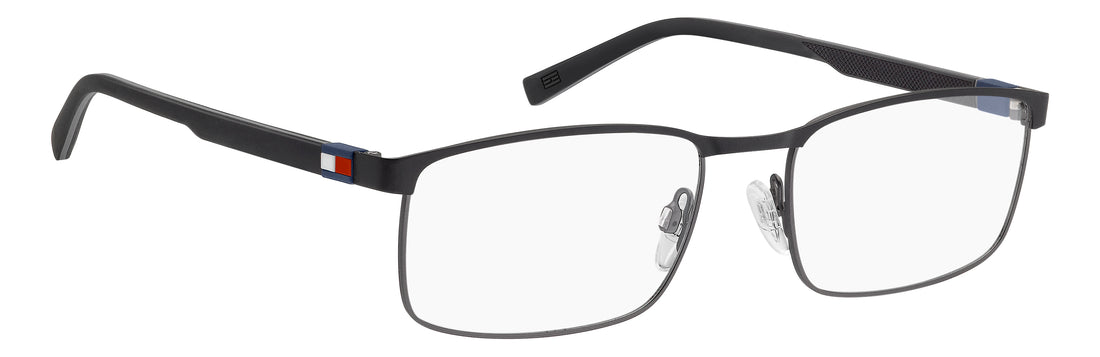Lunettes de vue tommy hilfiger th 2381 ti7 negro rectangular masculino taille 57mm - Vue détaillée
