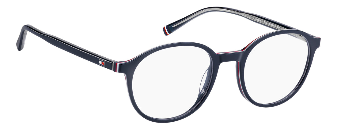 Lunettes de vue tommy hilfiger th 2392 pjp azul rectangular masculino taille 51mm - Vue détaillée