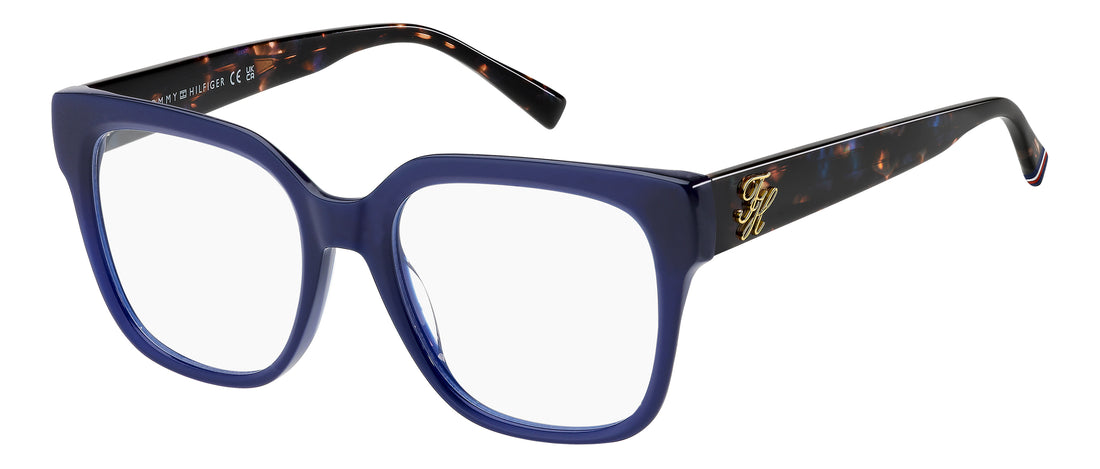 Brillen tommy hilfiger th 2405 pjp azul square femenino größe 52mm - Hauptansicht