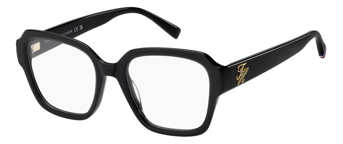 Brillen tommy hilfiger th 2406 807 negro square femenino größe 51mm - Hauptansicht