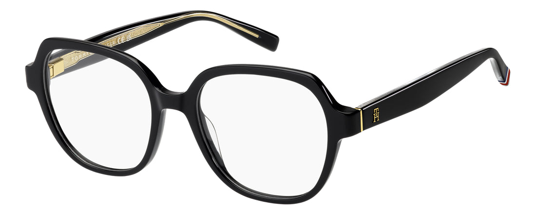 Brillen tommy hilfiger th 2401 807 negro square femenino größe 51mm - Hauptansicht