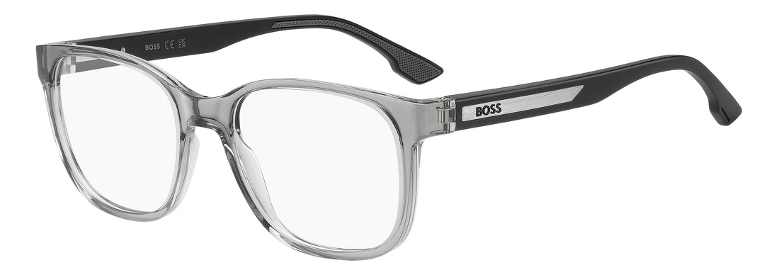 Lunettes de vue hugo boss boss 1990 kb7 gris rectangular masculino taille 55mm - Vue principale