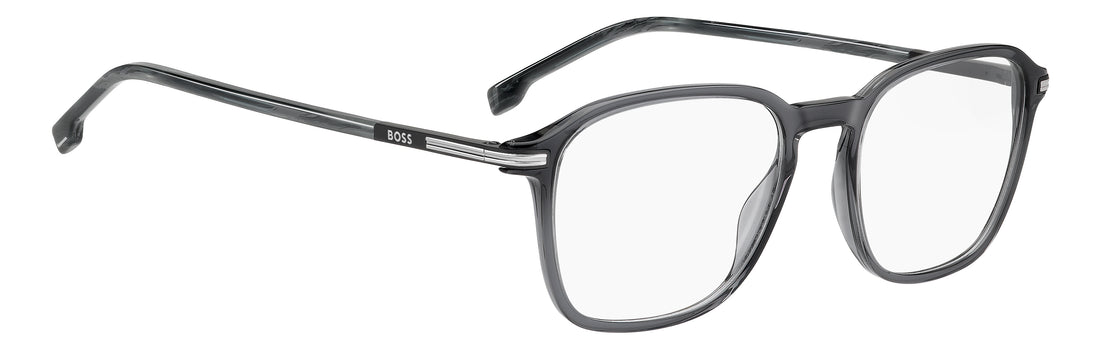 Lunettes de vue hugo boss boss 2010 kb7 gris rectangular masculino taille 53mm - Vue détaillée