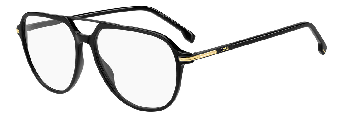 Lunettes de vue hugo boss boss 2009 807 negro square masculino taille 58mm - Vue principale