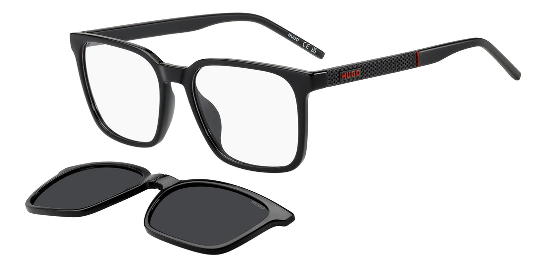 Sonnenbrillen hugo hg 1421/g/c 807 m9 negro rectangular masculino größe 55mm - Hauptansicht