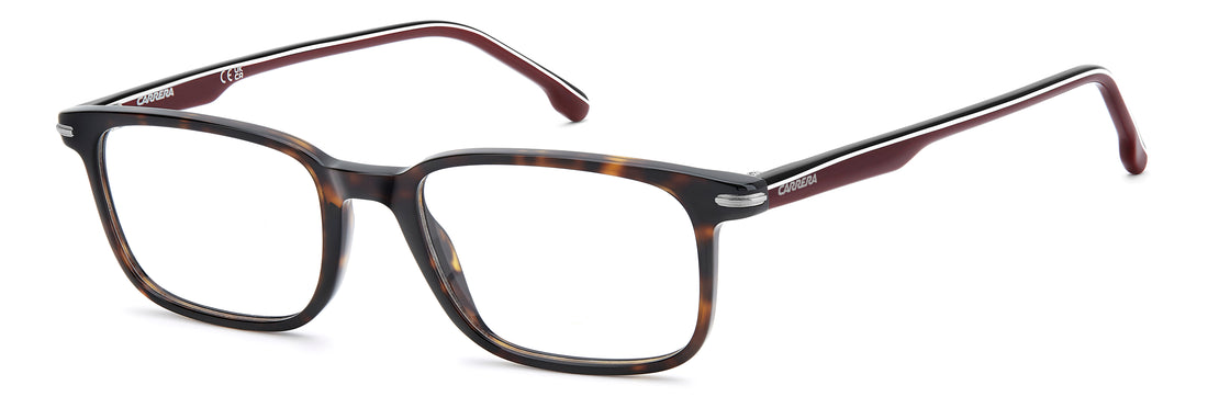 Lunettes de vue carrera 397 086 havana rectangular masculino taille 53mm - Vue principale