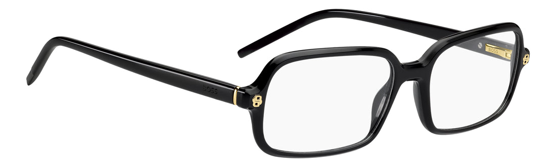 Lunettes de vue hugo boss boss 2019 807 negro rectangular femenino taille 54mm - Vue détaillée