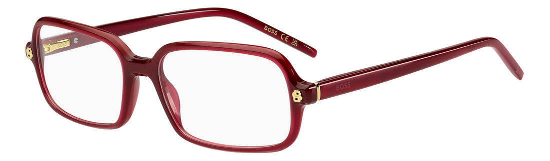 Lunettes de vue hugo boss boss 2019 lhf burdeos rectangular femenino taille 54mm - Vue principale
