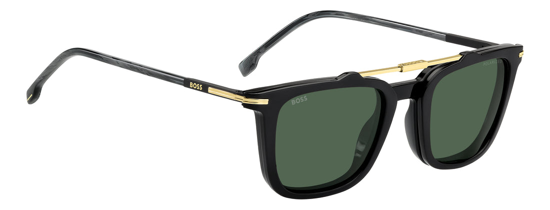 Lunettes de soleil hugo boss boss 2008/c 2m2 uc negro rectangular masculino taille 52mm - Vue détaillée