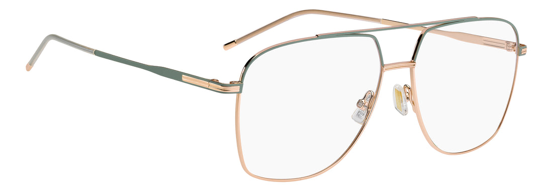 Lunettes de vue hugo boss boss 2022 pef dorado square femenino taille 57mm - Vue détaillée