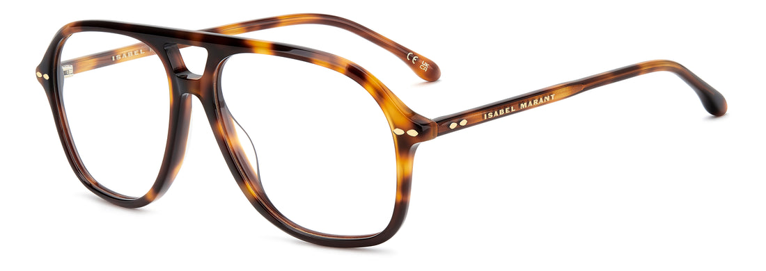 Brillen isabel marant im 0276 086 havana square femenino größe 55mm - Hauptansicht