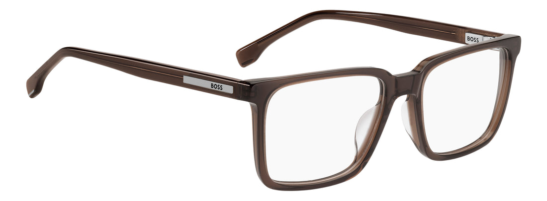 Brillen hugo boss boss 1987/g 09q marron rectangular masculino größe 54mm - Detailansicht