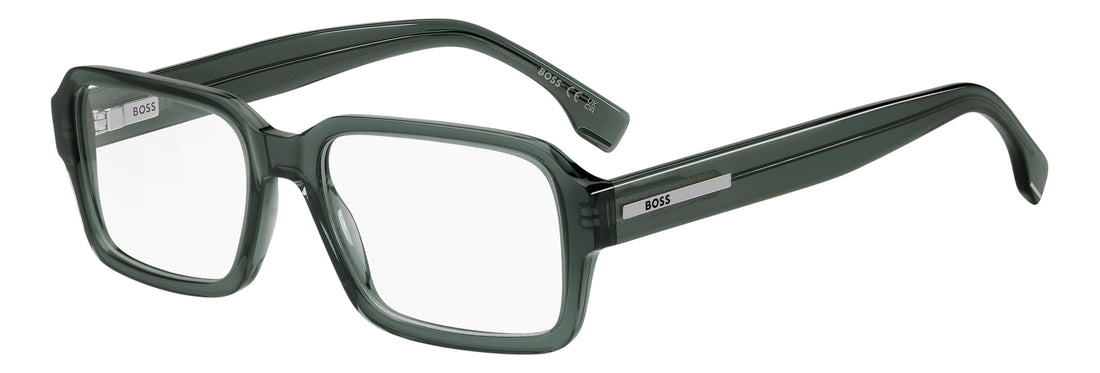 Brillen hugo boss boss 1986 1ed verde rectangular masculino größe 55mm - Hauptansicht