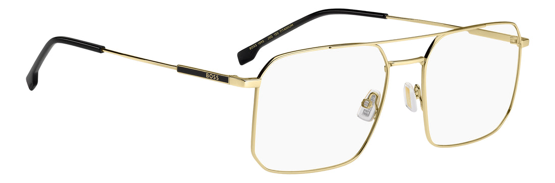 Brillen hugo boss boss 1995 j5g dorado rectangular masculino größe 57mm - Detailansicht