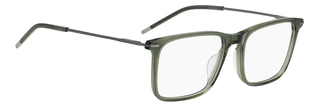Lunettes de vue hugo hg 1431/g 1ed verde rectangular masculino taille 55mm - Vue détaillée