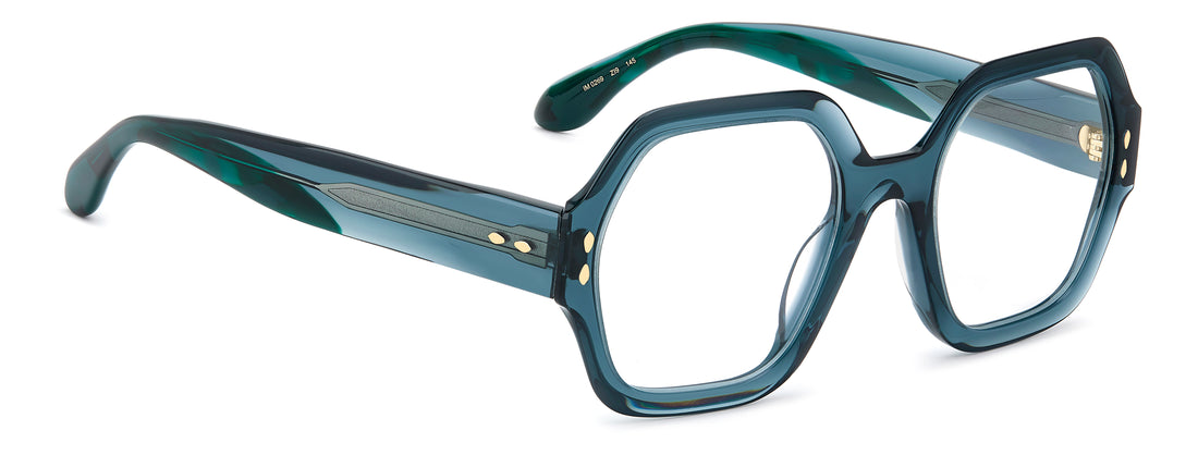 Lunettes de vue isabel marant im 0269 zi9 verde square femenino taille 51mm - Vue détaillée